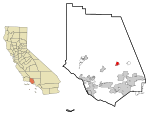 Ventura County California Incorporated and Unincorporated areas Fillmore Highlighted